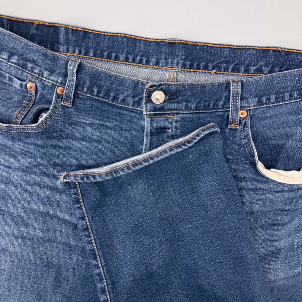 Levi's 501‎ Original Jeans Mens 40x31 Blue Straight Leg Button Fly 00501-3080